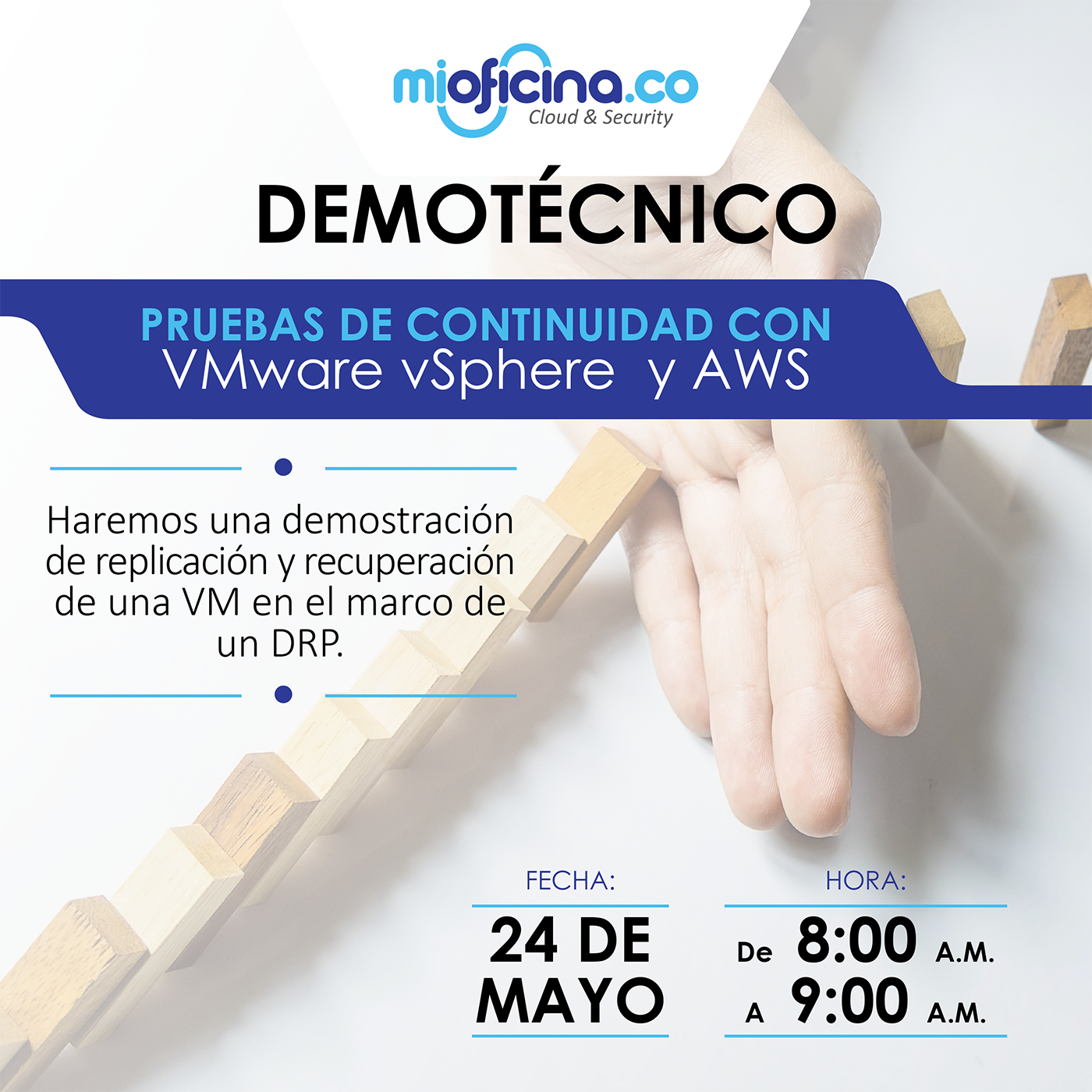 Pruebas de continuidad con VMware vSphere y AWS